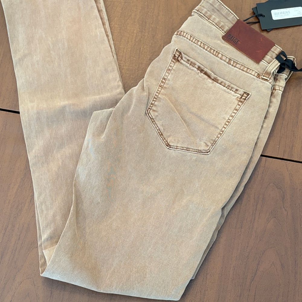 NWT PAIGE men’s Lennox Jeans - vintage sierra sand